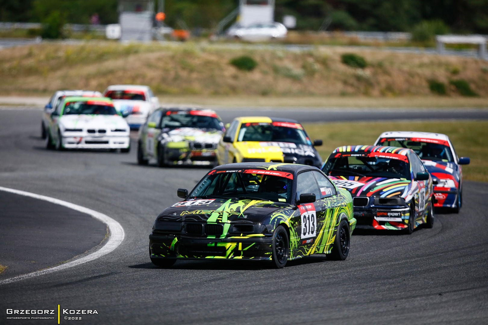 5. i 6. runda Wyścigowych Samochodowych Mistrzostw Polski 2022 - Fot. Grzegorz Kozera