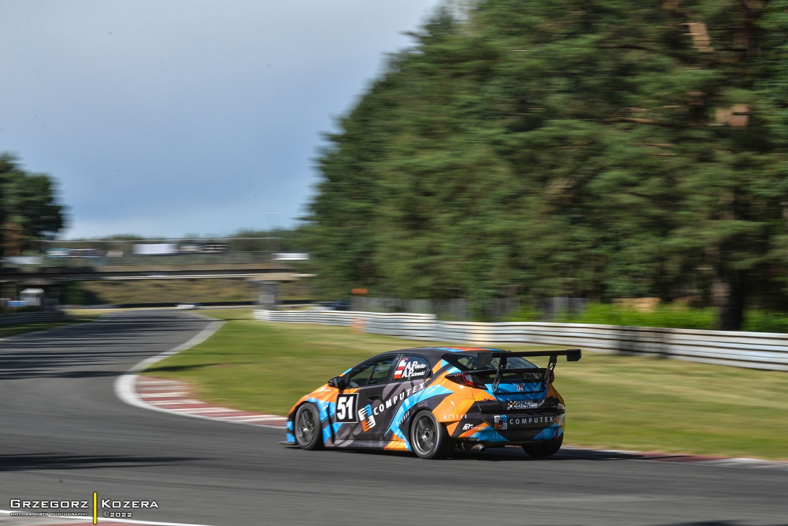 5. i 6. runda Wyścigowych Samochodowych Mistrzostw Polski 2022 - Fot. Grzegorz Kozera