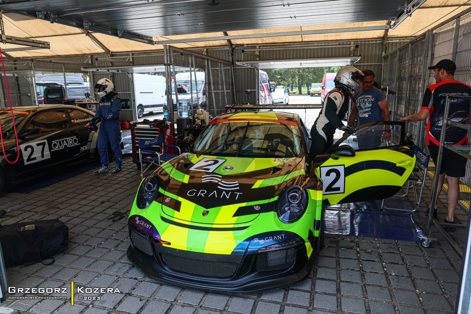 Trening przed 5. i 6. rundą Wyścigowych Samochodowych Mistrzostw Polski 2023 / 3. rundą Mistrzostw Polski Endurance - Fot. Grzegorz Kozera